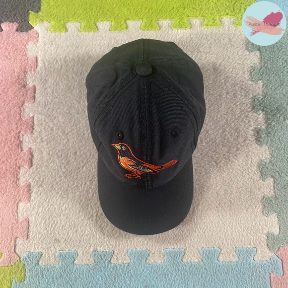 Vintage ‘90s Logo Athletic Baltimore Orioles Youth Children’s MLB Baseball Cap - Picture 1 of 8